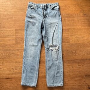 NWOT JUST BLACK DENIM BOYFRIEND JEANS 26